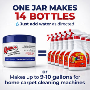 Quick 10 Carpet & Upholstery Cleaner Concentrate Refill Jar