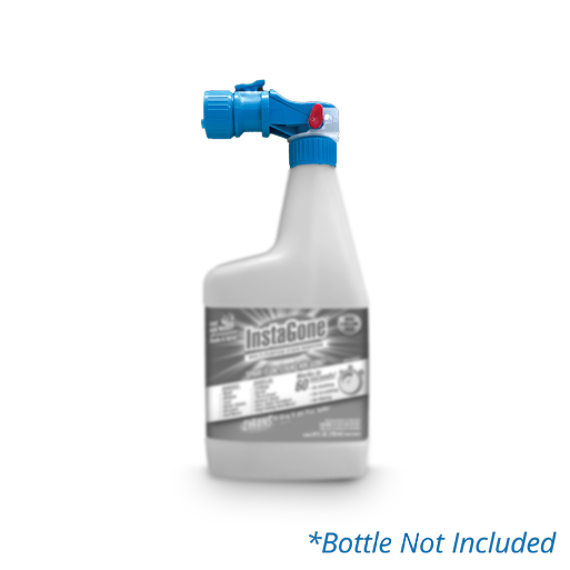 Instagone's garden hose attachment that connects the InstaGone bottle with your garden hose.